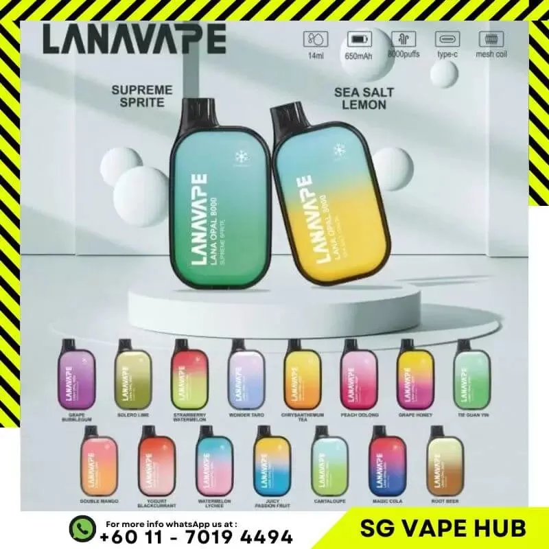 LANA OPAL 8000 Puffs - Taro - Image 2