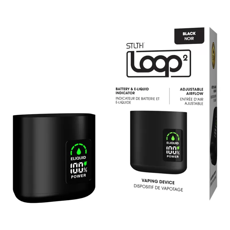STLTH Loop 2 Closed Pod Vape Device - Loop 2 Grey - Image 2