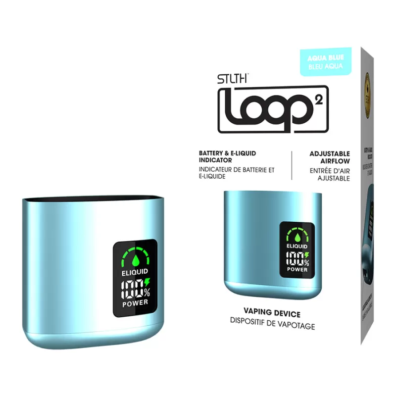 STLTH Loop 2 Closed Pod Vape Device - Loop 2 Grey - Image 3