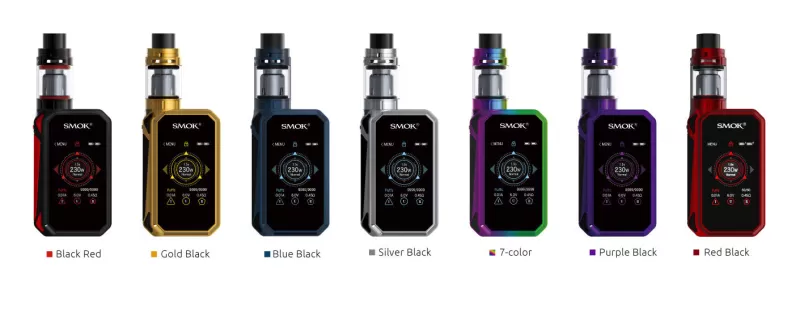 SMOK G-PRIV 2 230W Touch Screen Starter Kit With TFV8 X-Baby Tank -4ML - Rainbow