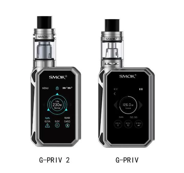 SMOK G-PRIV 2 230W Touch Screen Starter Kit With TFV8 X-Baby Tank -4ML - Rainbow - Image 3