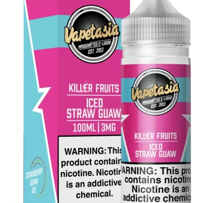 Vapetasia - Killer Fruits ICED Straw Guaw - 100ML E-Liquid - 0MG