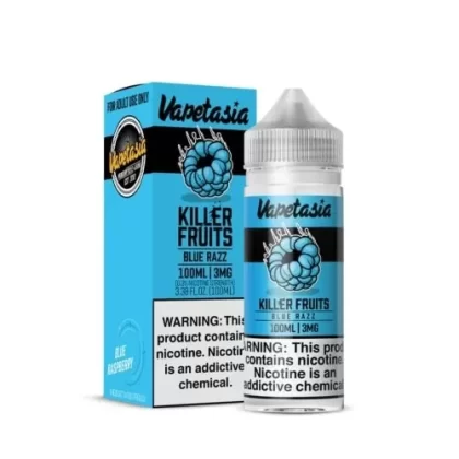 Vapetasia Killer Fruits E-Liquid – Blue Razz 100ml