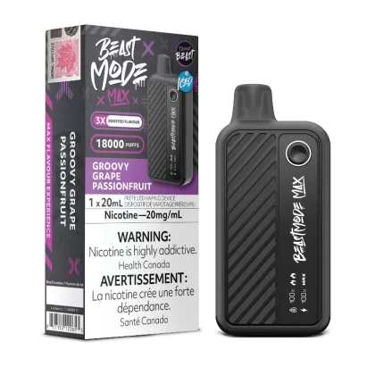 Beast Mode Max 18K Groovy Grape Passionfruit Disposable Vape