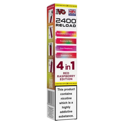 Red Raspberry Edition IVG 2400 Refill Pods - Vape Product