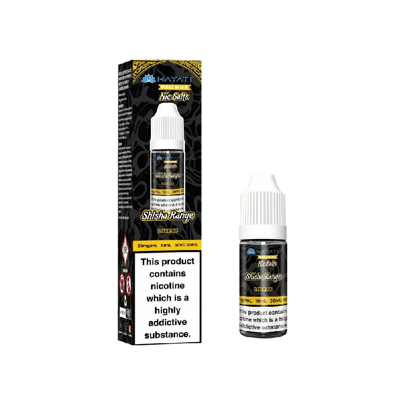 Hayati Pro Max Shisha Nic Salt E-Liquid Love 66