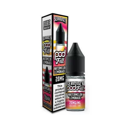 Watermelon Lemonade Nic Salt E-Liquid by Seriously Pod Fill - 5 mg - Low Strength