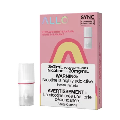 ALLO PODS – STRAWBERRY BANANA