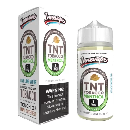 Innevape - TNT Tobacco Menthol - 100ML E-Liquid - 3MG