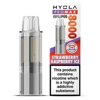 Strawberry Raspberry Ice Hyola Pro Max 8000 Refill Pack
