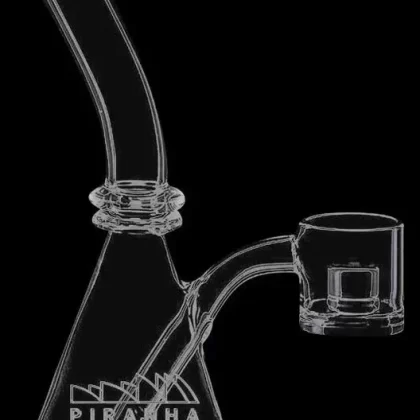 Piranha Quartz Beaker with Reactor Core Banger Nail