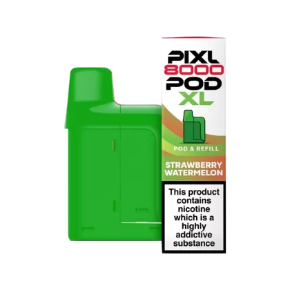 Strawberry Watermelon Pixl 8000 Refill Pack - 20 mg - Vape Product (DB69D5)