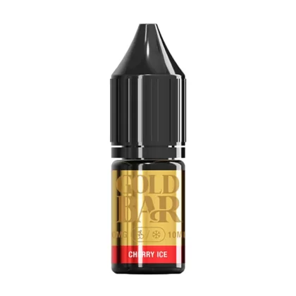 Gold Bar Cherry Ice Nic Salt vape Juice - 10 Pack