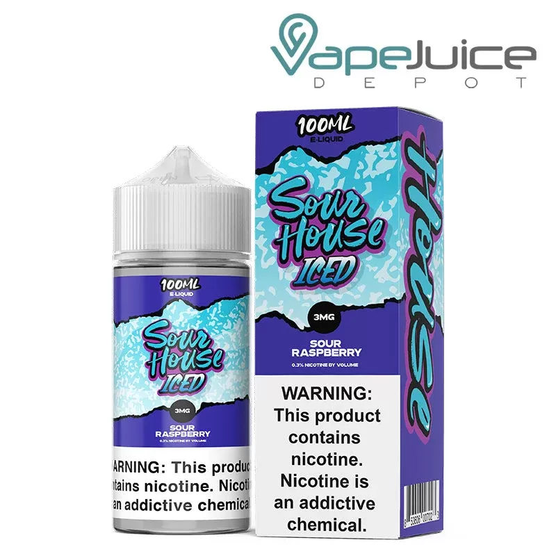 Raspberry Iced Sour House eLiquid 100ml