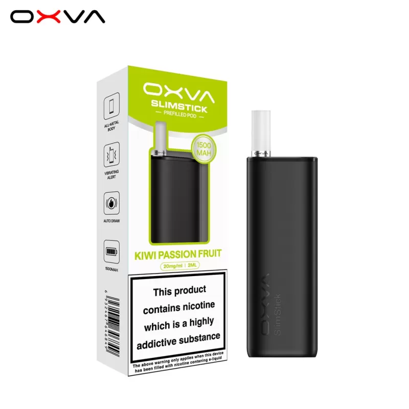 Oxva SlimStick Prefilled Pod Vape Kit - Purple (Lemon Lime) - Image 2