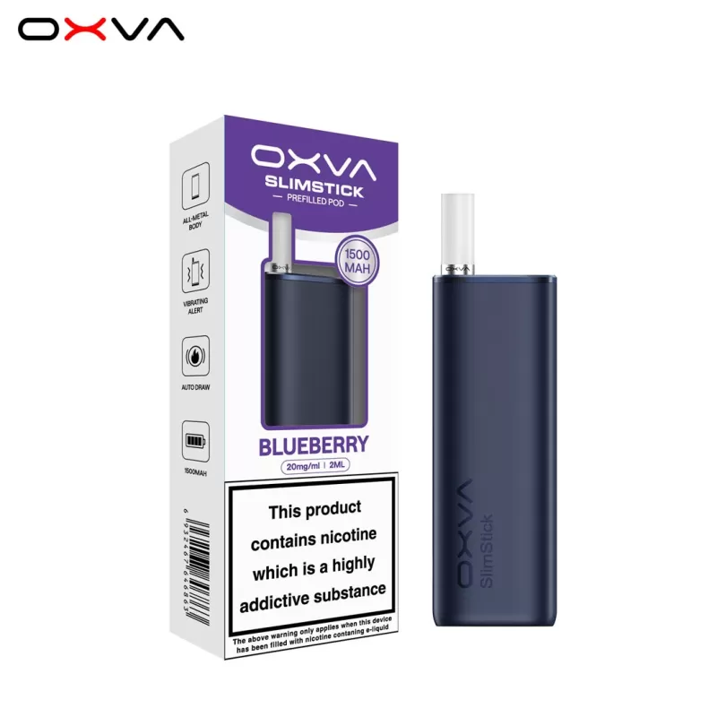 Oxva SlimStick Prefilled Pod Vape Kit - Purple (Lemon Lime) - Image 3