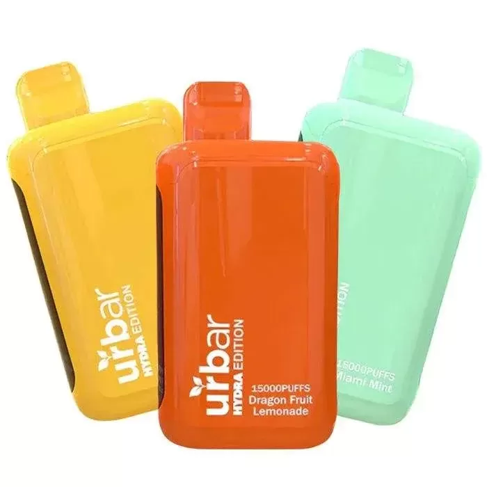 Urbar Hydra 15000 Vape - Pack Count#Single Pack~Flavor#Strawberry Ice>Watermelon Ice>Blue Razz Ice>Strawberry Banana>Mexico Mango>Mixed Berries>California Cherry>Blow Pop~Nicotine#50MG