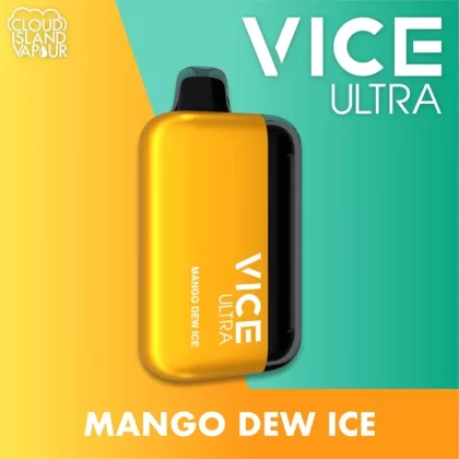 VICE ULTRA 60K Disposable Vape – Mango Dew Ice - Strength#20mg