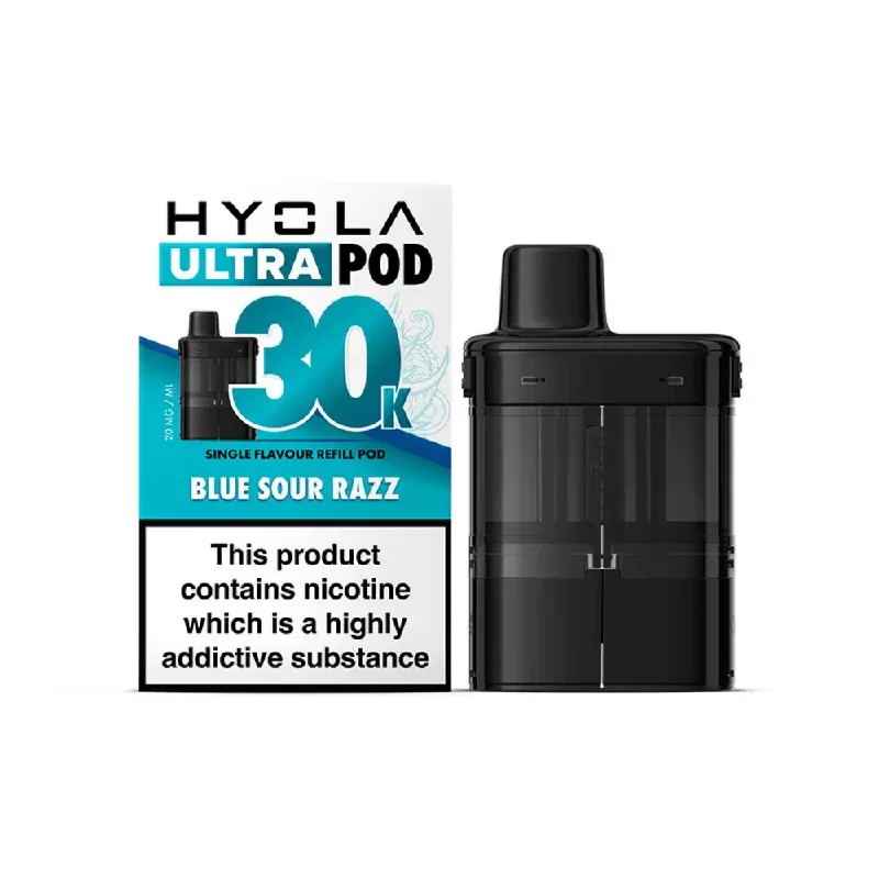 Hyola Ultra 30K Prefilled Replacement Pods Blue Sour Razz