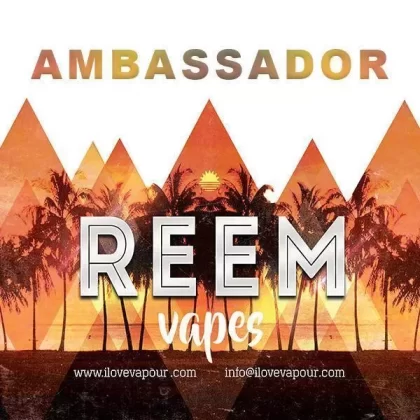 AMBASSADOR Premium E juice By Reem Vapes - 12mg
