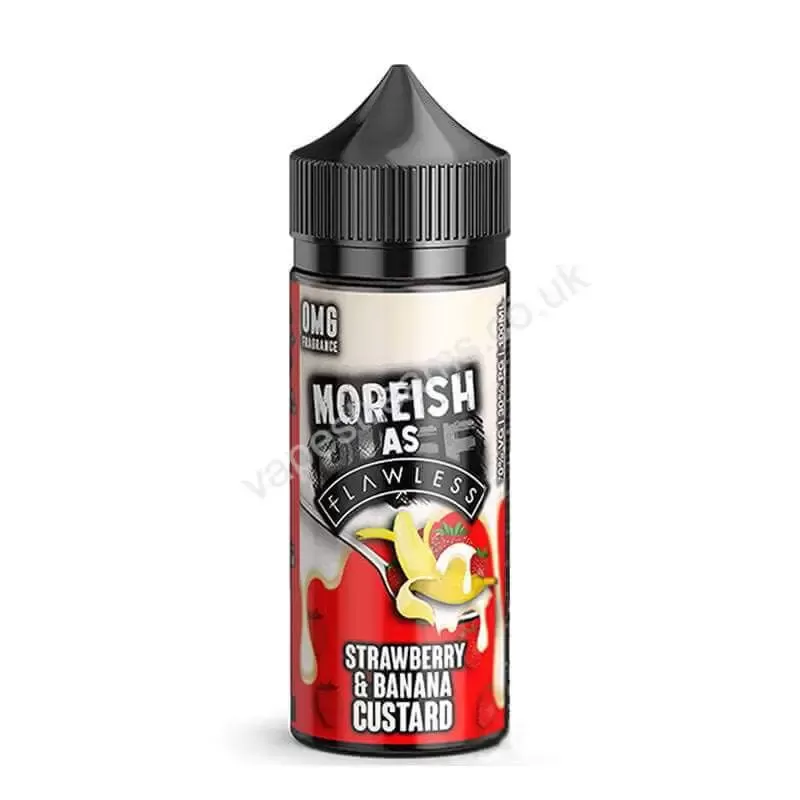 Strawberry & Banana Custard by Moreish as Flawless Short Fill - Vapestreams Co