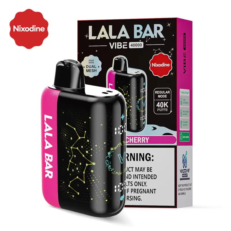 Nixodine Edition | LALA BAR VIBE 40K Disposable Device - 40,000 Puffs - Tejas Splash - Image 2