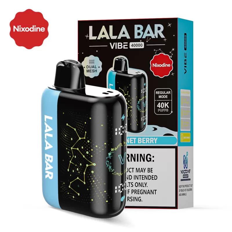 Nixodine Edition | LALA BAR VIBE 40K Disposable Device - 40,000 Puffs - Tejas Splash - Image 3