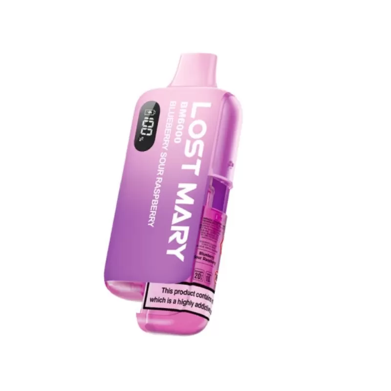 Lost Mary BM6000 Blueberry Sour Raspberry Prefilled Pod Kit - Vapourdays Co
