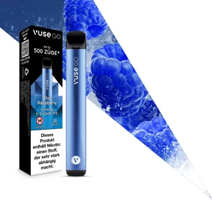 Vuse GO – Blue Raspberry - Benzoesäure, Ethanol; 20mg/ml
