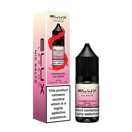 STRAWBERRY ICECREAM NIC SALT E-LIQUID BY ELUX LEGEND