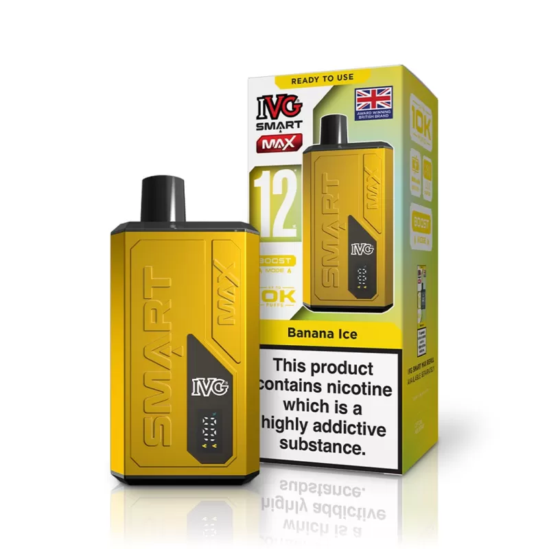 IVG Smart Max 10K Prefilled Vape KIT 10mg - Blue Sour Raspberry - Image 2