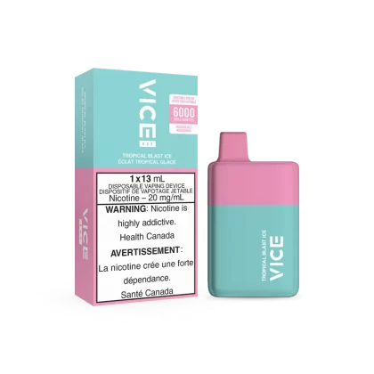 Vice Box Rechargeable Disposable Vape – 6000 Puffs – Tropical Blast Ice