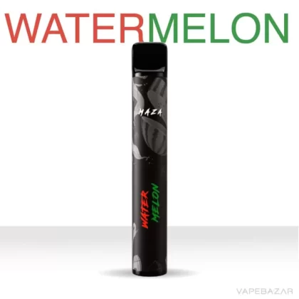 MaZa – Watermelon - Maza / 400 mAh / Aromastoffe / Nikotin-Benzoat / Propylenglykol / pflanzliches Glycerin / ca. 600