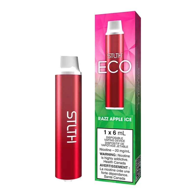 STLTH ECO Disposable Vape Device – Razz Apple Ice - Nicotine Strength#20mg/ml