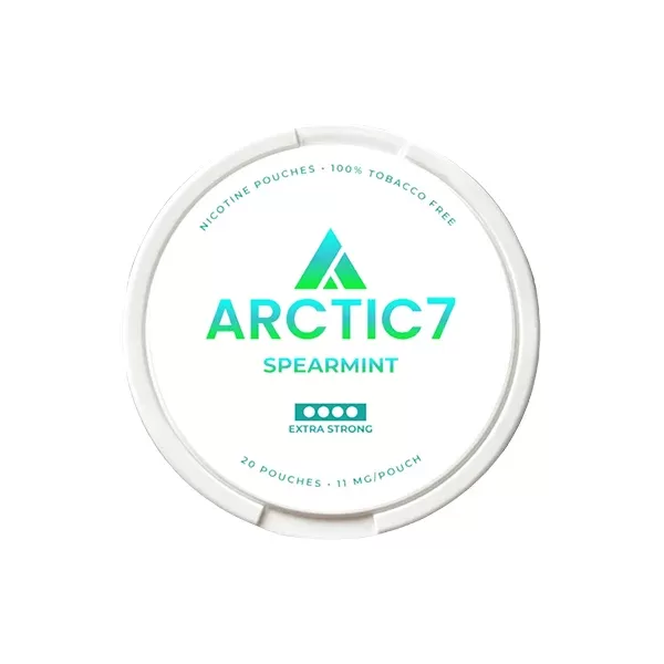 Arctic7 11 mg Spearmint Slim Nikotinbeutel – 20 praktische Beutel - Ejuicewarehouse