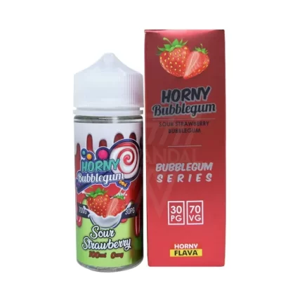 Horny Flava – Sour Strawberry (Bubblegum Series)