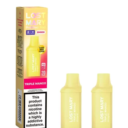Triple Mango Lost Mary BM600 Pods (x2) - 88Vape