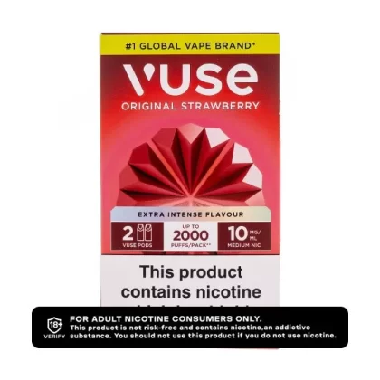 VPro NS Original Strawberry Vuse Pro Pod Nic Salt Refill - Vapesuperstore Co