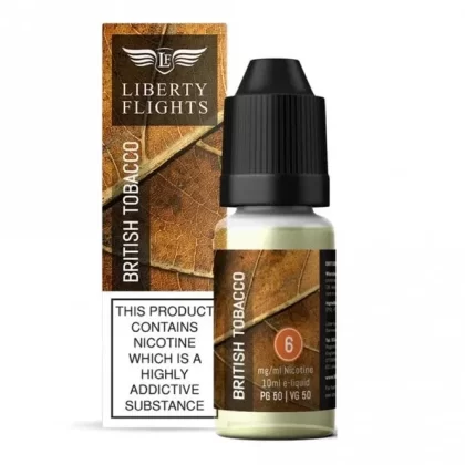 Liberty Flights British Tobacco E Liquid (10ml)
