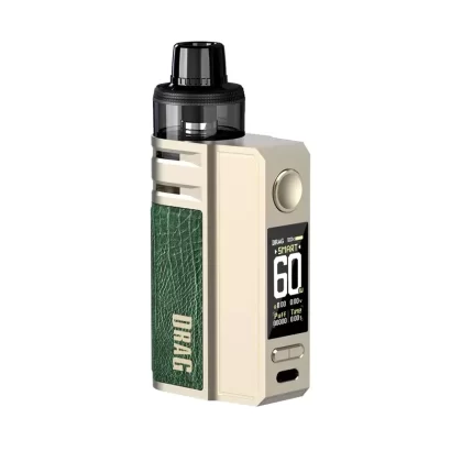 Voopoo Drag E60 Pod Mod System Starter Kit - Black, Carbon Fiber (DC2DF9)