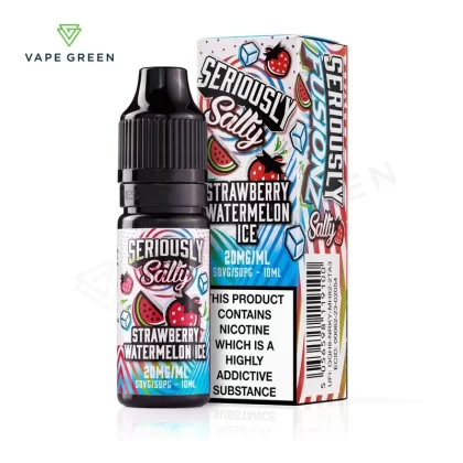 Strawberry Watermelon Ice Nic Salt E-Liquid by Seriously Salty Fusionz - Eliquidsupply