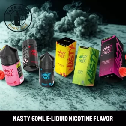 NASTY 60ML E-LIQUID NICOTINE FLAVOR - MOD MATE GRAPE MIXBERRIES, MOD MATE LYCHEE; Vape Product
