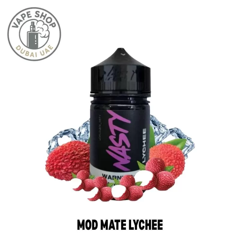 NASTY 60ML E-LIQUID NICOTINE FLAVOR - MOD MATE GRAPE MIXBERRIES, MOD MATE LYCHEE; Vape Product - Image 3