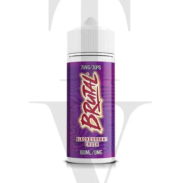JUST JUICE BRUTAL DRINKS – BLACKCURRANT CRUSH 100ML SHORTFILL E-LIQUID