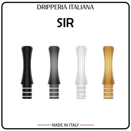 Drip Tip per Kiwi / Wenax M1 SIR Black Delrin – Dripperia Italiana