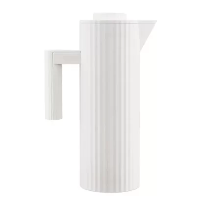 ALESSI PLISSE JUG VACUUM GLASS WHITE MDL12W