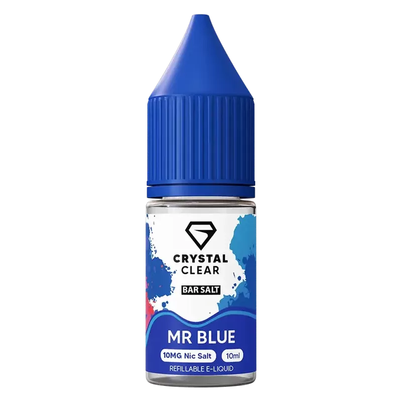 Crystal Clear Mr Blue Nic Salt 10ml