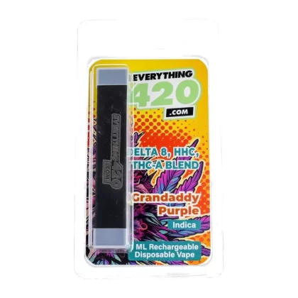 Everything 420 Grandaddy Purp THC-A Vaporizer – 1000mg