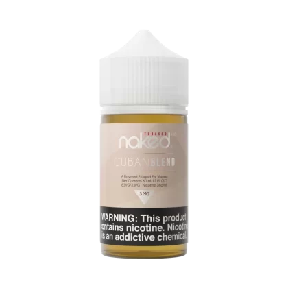 Naked 100 Tobacco - Cuban Blend - 60ML E-Liquid - 3MG