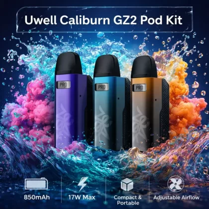 Uwell Caliburn GZ2 Pod Kit - Orange & Black - Vapeciga